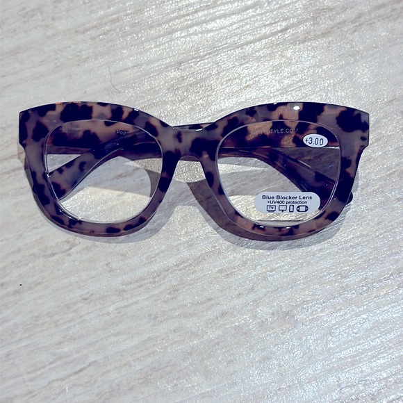 Reader Glasses wide Framed +2.50 - Picture 3 of 4